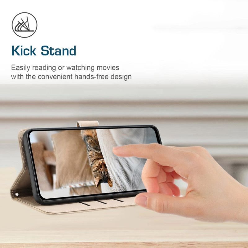 Fodral Sony Xperia 1 Vii Tecknade Katter Med Remmar