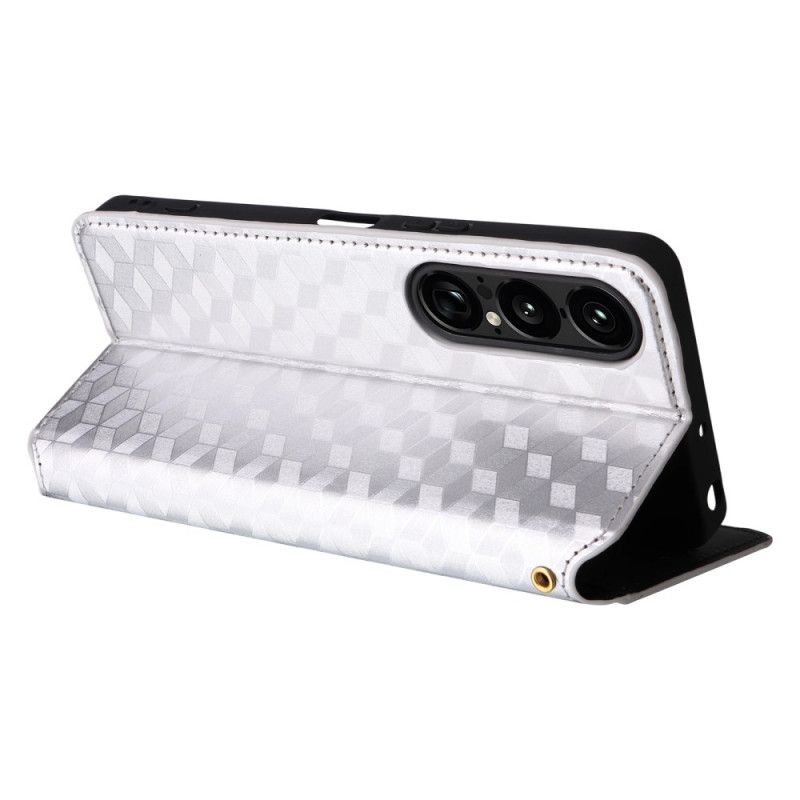 Folio-fodral Sony Xperia 1 Vii Telefonfodral 3d-diamanter