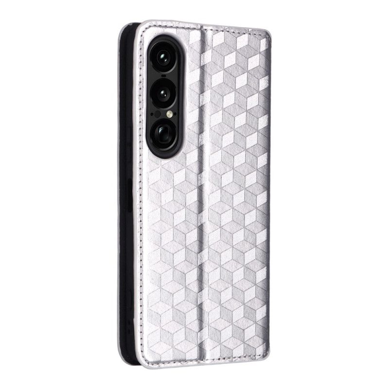 Folio-fodral Sony Xperia 1 Vii Telefonfodral 3d-diamanter