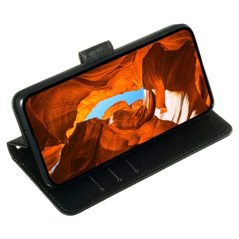 Läderfodral Sony Xperia 1 Vii Telefonfodral Monokrom