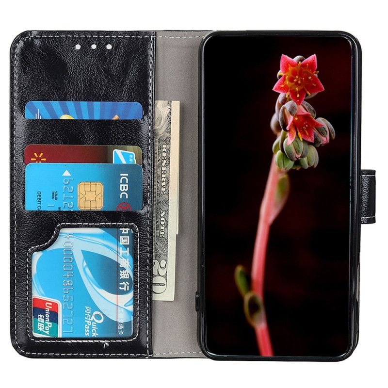 Läderskal Fodral Sony Xperia 1 Vii Glansigt Konstläder