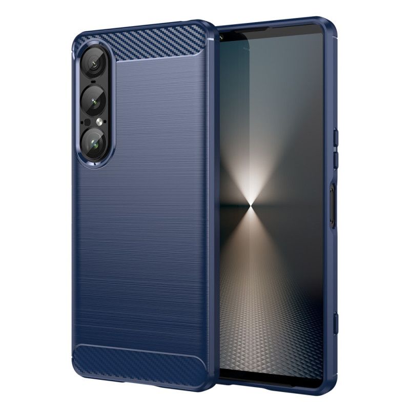 Skal För Sony Xperia 1 Vii Borstad Kolfiber