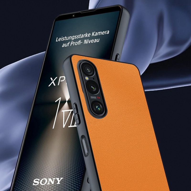 Skal Sony Xperia 1 Vii Lädereffekt