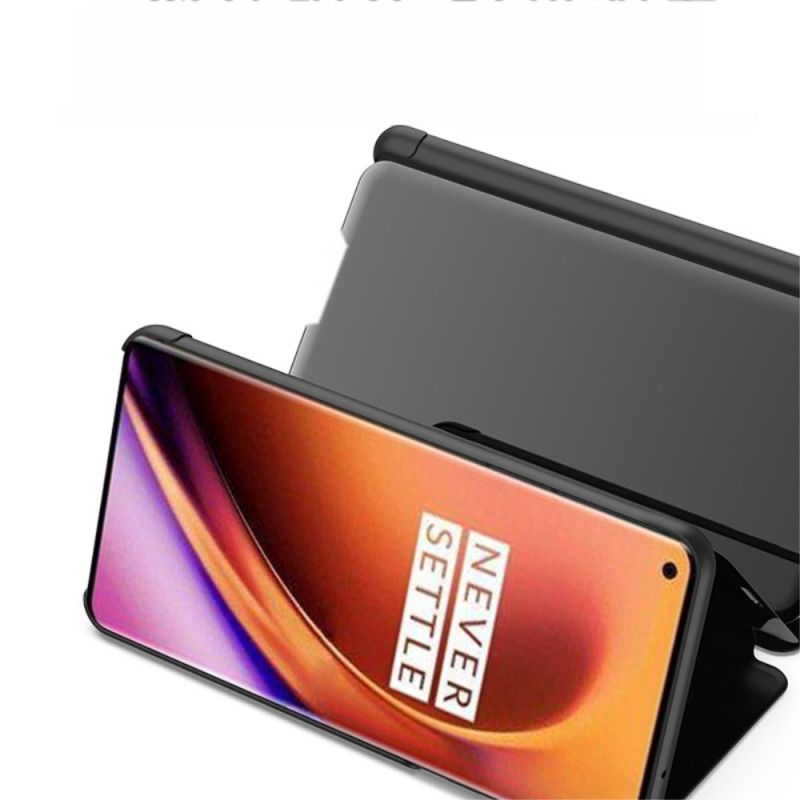 Folio-fodral för OnePlus 8 Svart Spegel