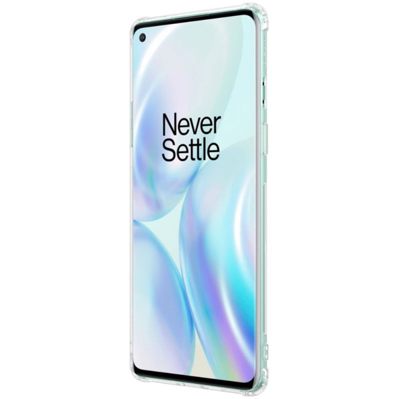 Skal OnePlus 8 Grå Förstärkt Transparent Nillkin