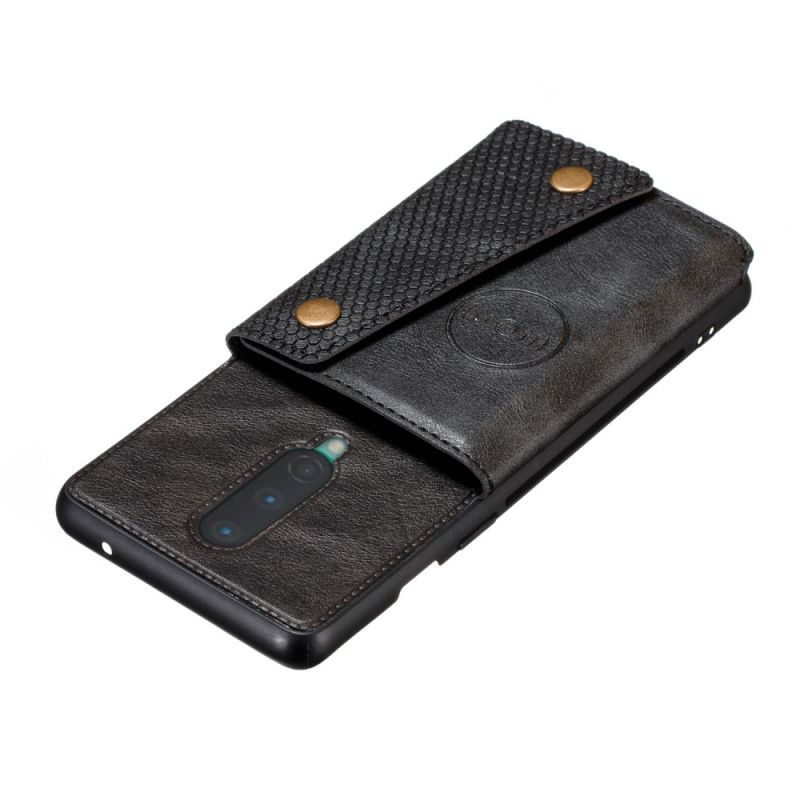 Skal OnePlus 8 Svart Snäppplånbok