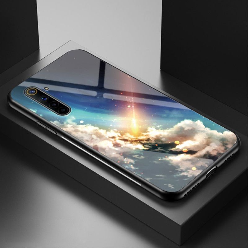 Skal Realme 6 Svart Skönhetshärdat Glas