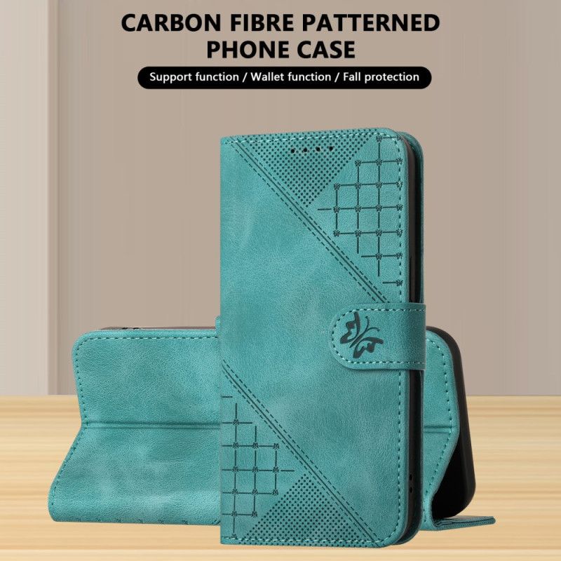 Fodral För Realme 14 5g Fjärilsmönsterrem