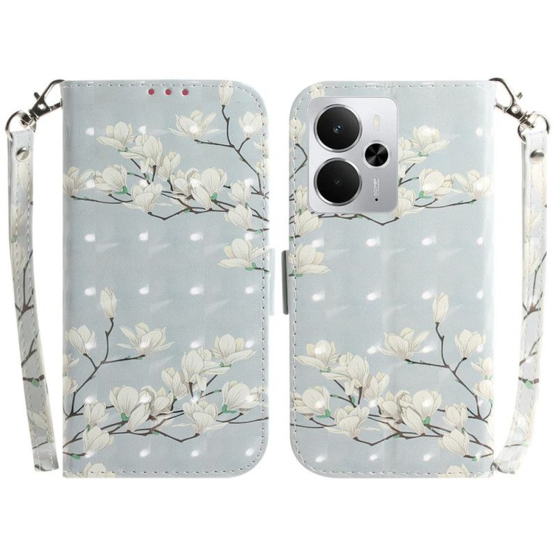 Fodral För Realme 14 5g Magnolior Med Snodd