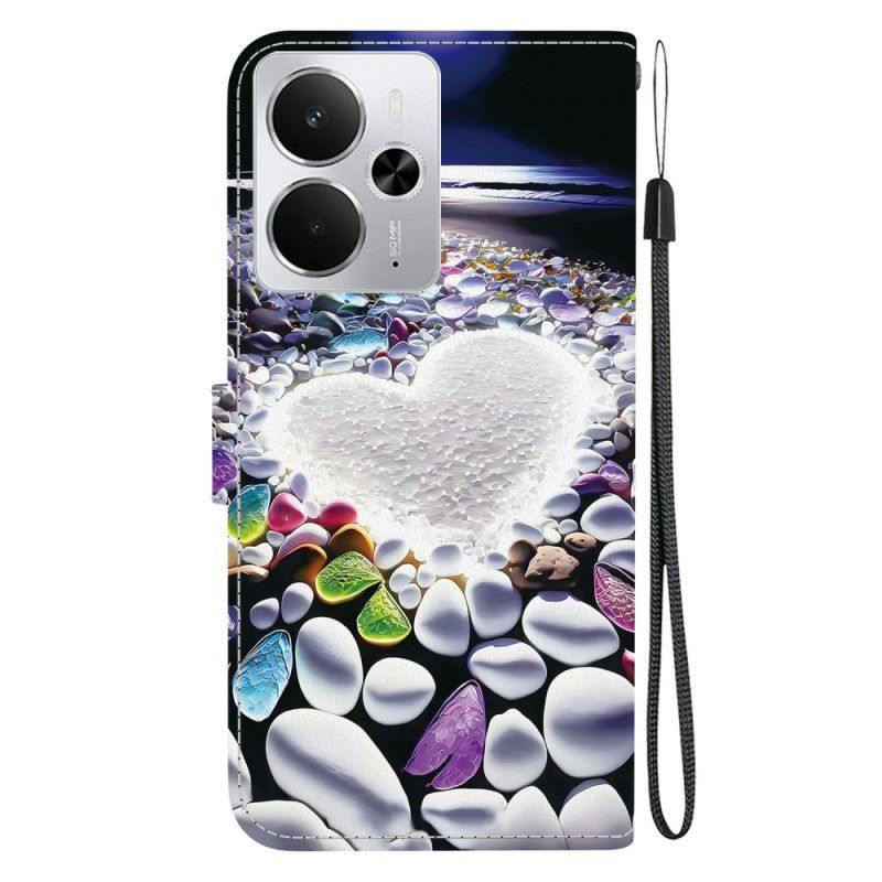 Fodral Realme 14 5g Hjärtmönster