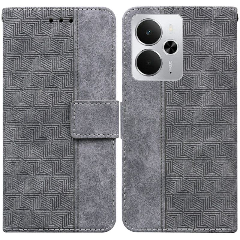 Fodral Realme 14 5g Vävt Mönster