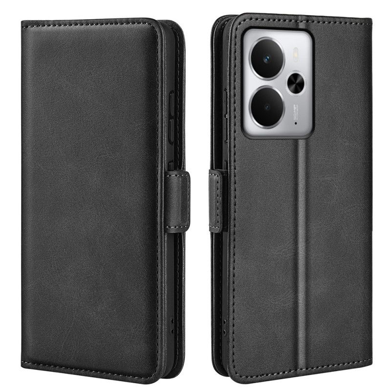 Läderfodral Realme 14 5g Telefonfodral Dubbelspänne