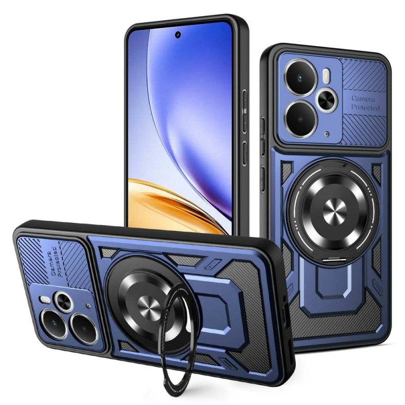 Skal Realme 14 5g Telefonfodral Magnetisk Med Roterande Stativ