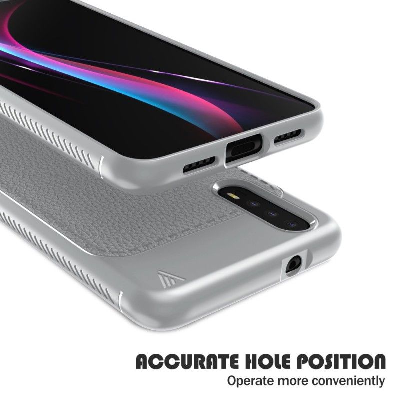 Skal Huawei P20 Grå Premium Lädereffekt