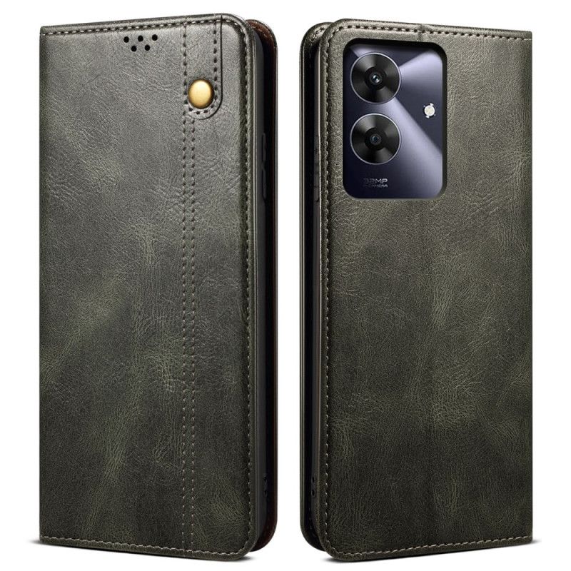 Folio-fodral Realme Note 60x Vaxat Konstläder