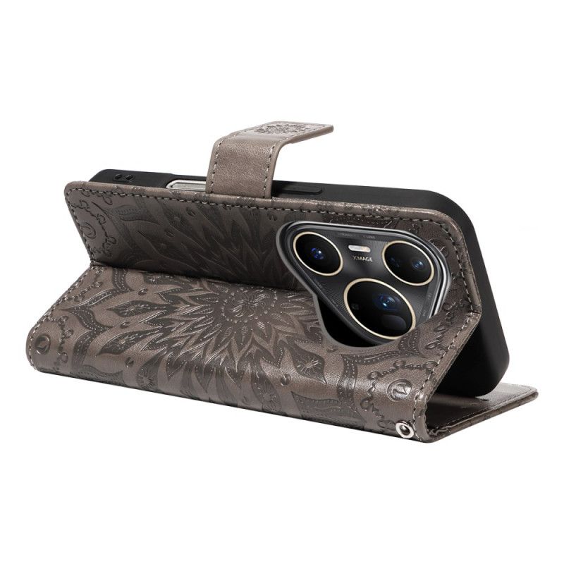 Fodral För Huawei Pura 80 Ultra Solrosmönster