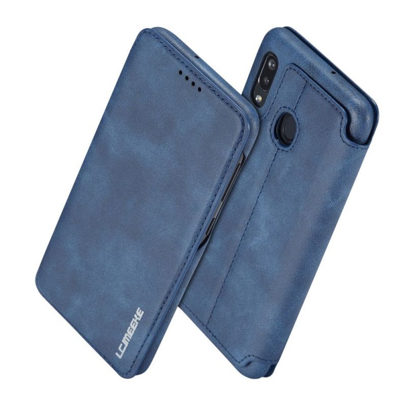 Folio-fodral Samsung Galaxy A30 Röd Lc.Imeeke Lädereffekt