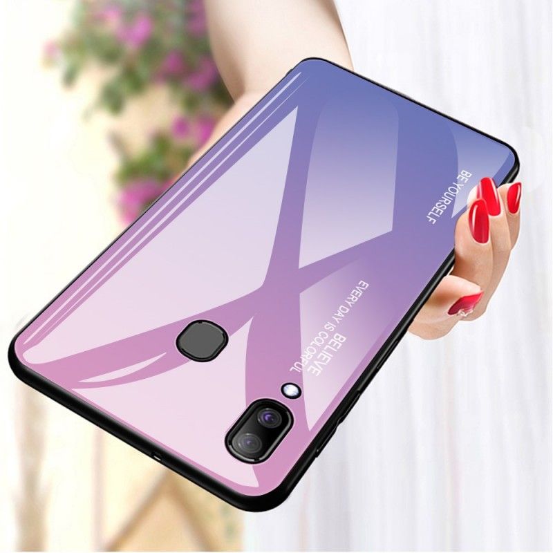 Skal Samsung Galaxy A30 Röd Galvaniserad Färg