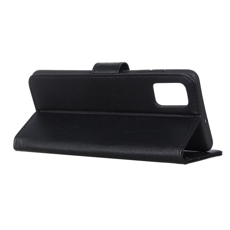 Fodral Xiaomi Redmi Note 10 / Note 10S Svart Khazneh Konstläder