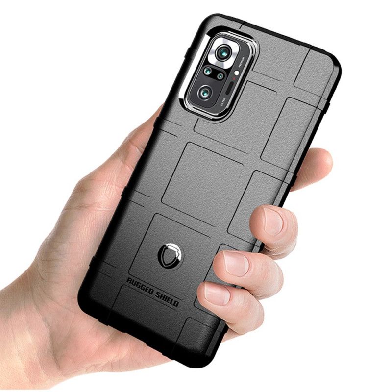 Skal Xiaomi Redmi Note 10 / Note 10S Svart Robust Sköld