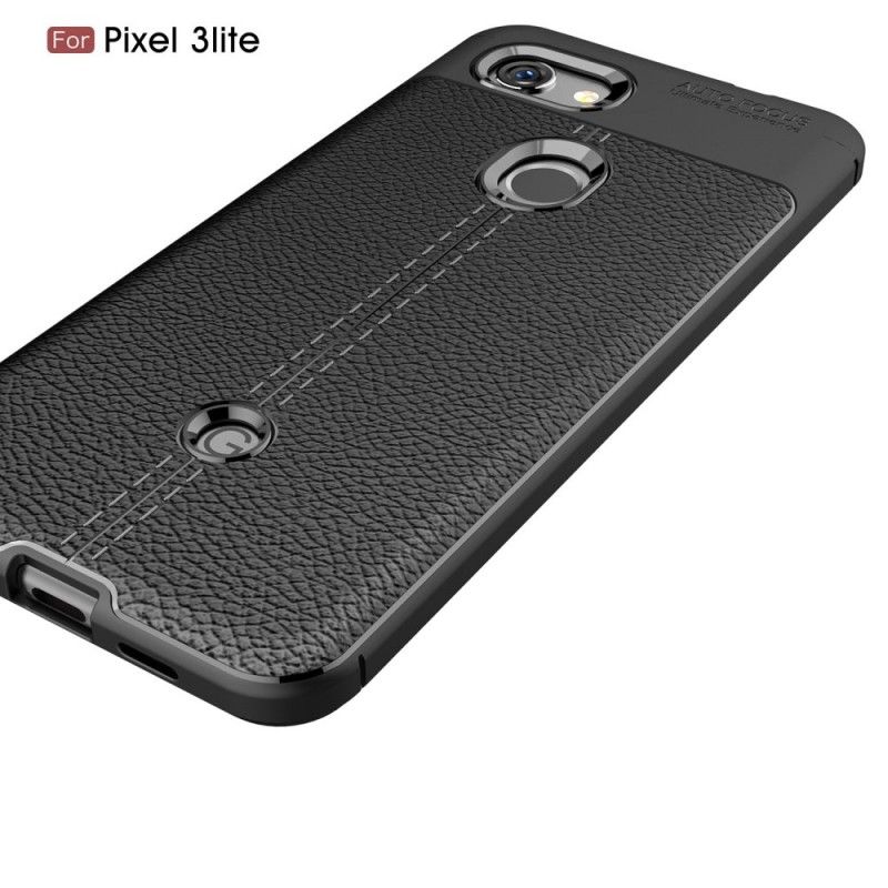 Skal Google Pixel 3A Svart Dubbelt Linjé Lächeffekt