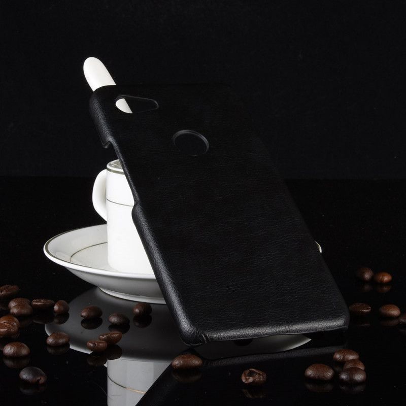 Skal Google Pixel 3A Svart Prestanda Lychee Läder Effekt