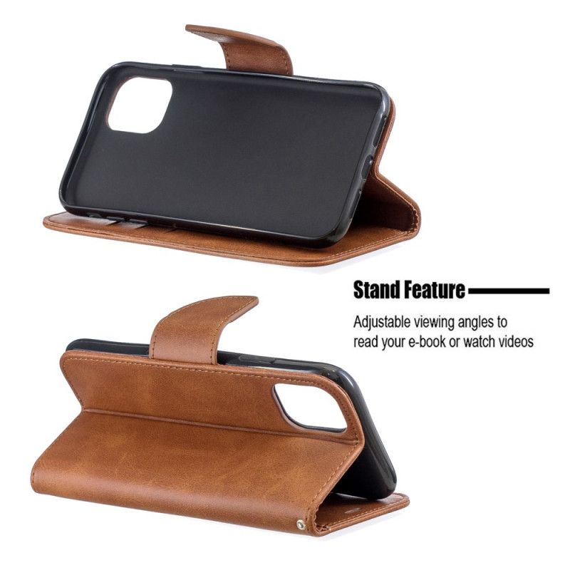 Fodral för iPhone 11 Brun Läderarmbandstil