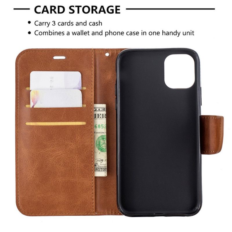 Fodral för iPhone 11 Brun Läderarmbandstil