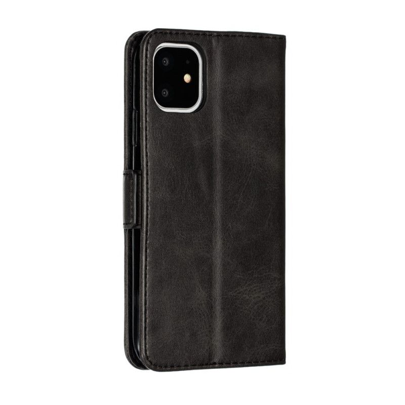 Fodral för iPhone 11 Svart Dubbel Klaff