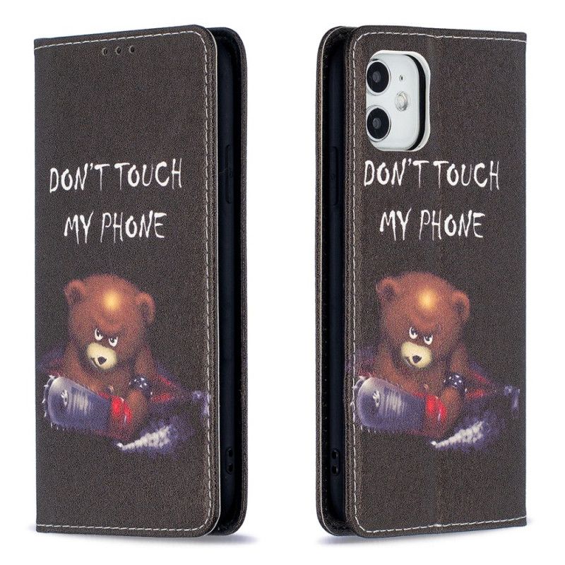 Folio-fodral för iPhone 11 Farlig Björn
