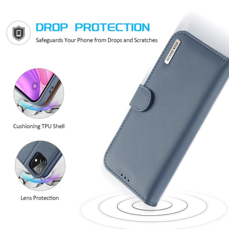 Läderfodral iPhone 11 Svart Mobilskal Hivo-Serie Dux Ducis