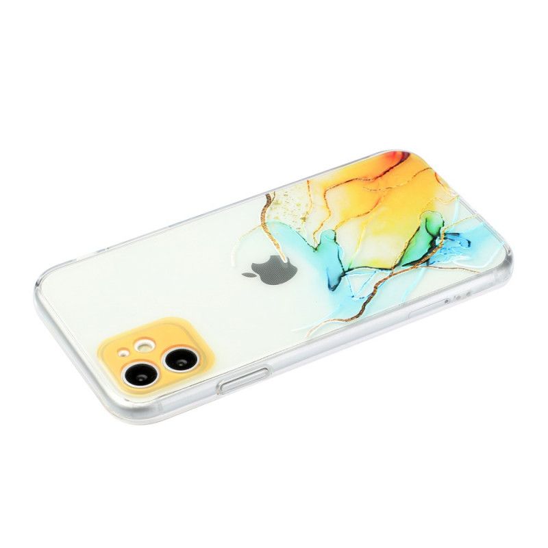 Skal för iPhone 11 Grå Konstnärlig Flexibel