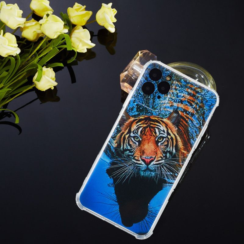 Skal för iPhone 11 Mörkblå Silikontiger