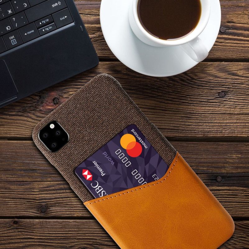 Skal för iPhone 11 Svart Ksq-Korthållare
