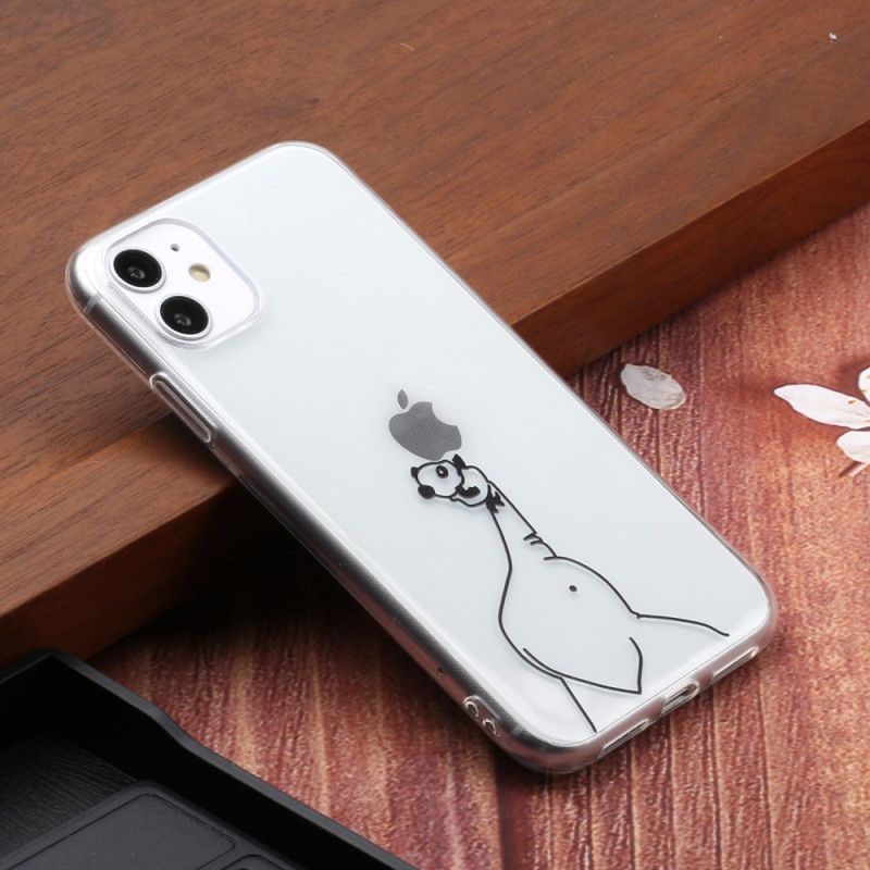 Skal iPhone 11 Panda- Och Elefantlogotypspel