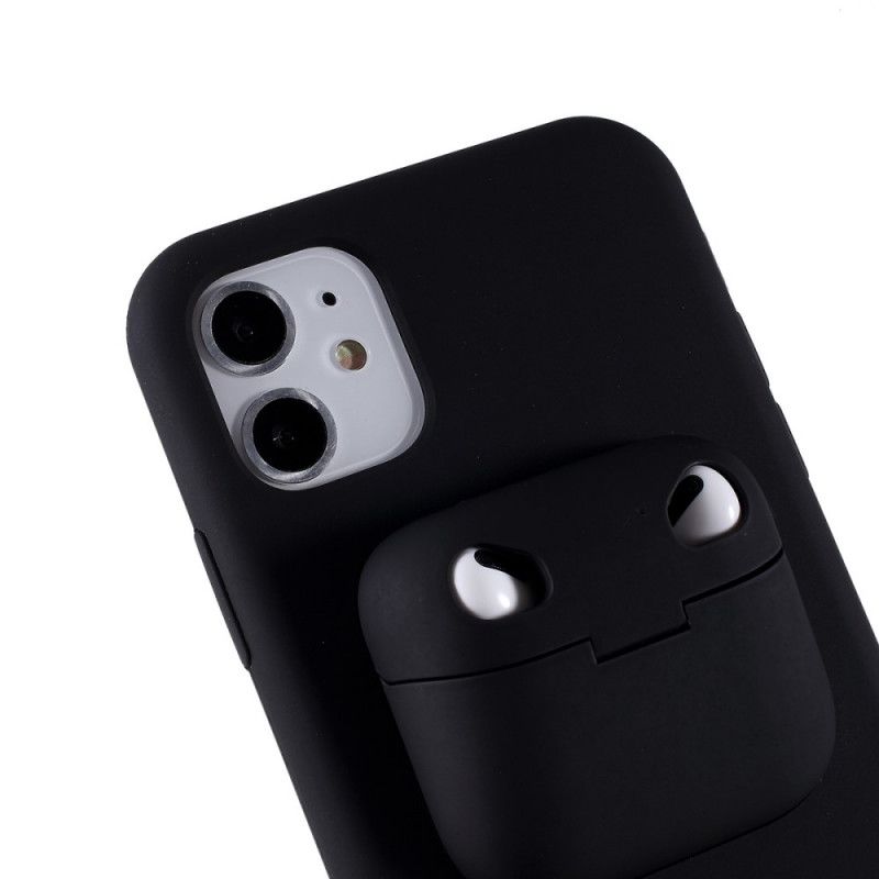 Skal iPhone 11 Svart 2-I-1 Silikon