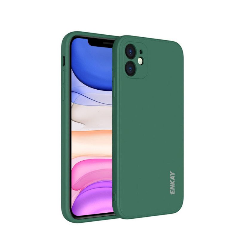 Skal iPhone 11 Svart Enkay Flytande Silikon