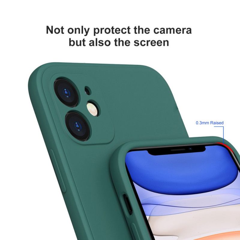 Skal iPhone 11 Svart Enkay Flytande Silikon