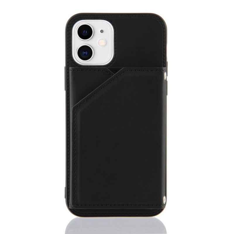 Skal iPhone 11 Svart Handsfree-Stöd För Flera Kort