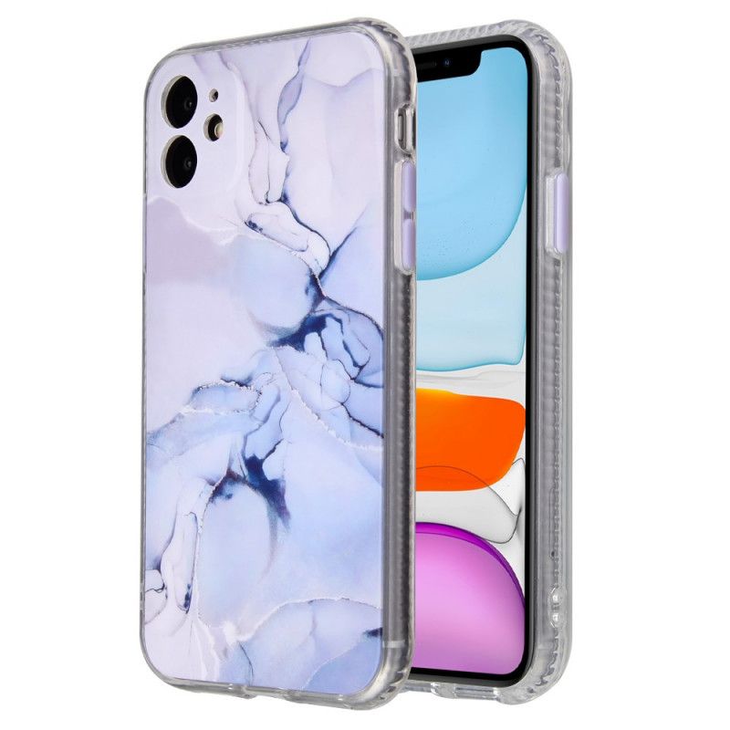 Skal iPhone 11 Svart Marmorstil
