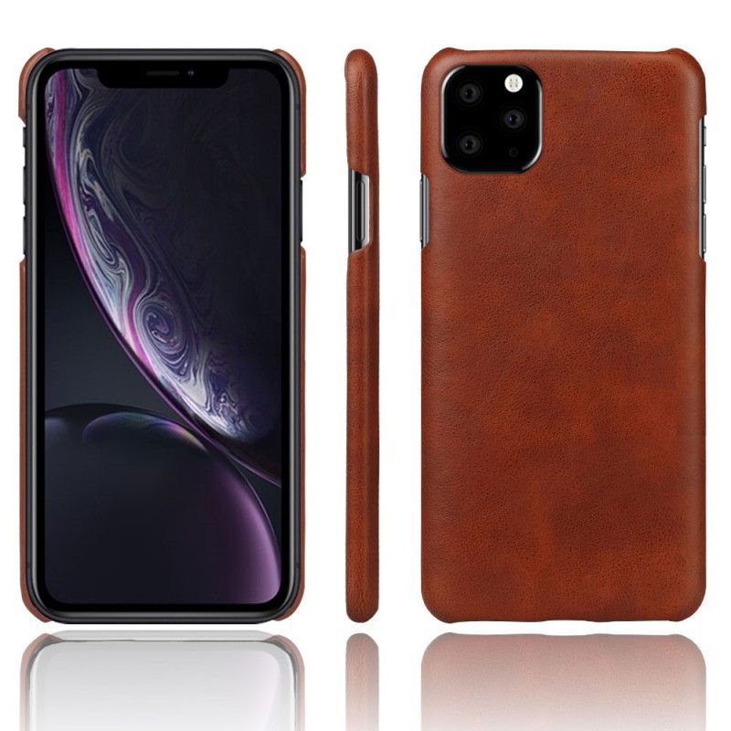Skal iPhone 11 Svart Mobilskal Läderstil