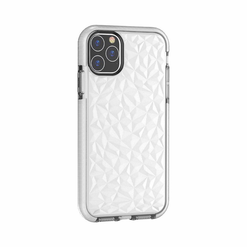 Skal iPhone 11 Svart Transparent Diamantstruktur
