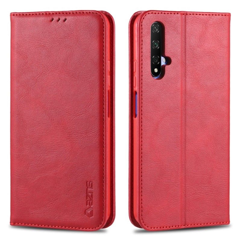 Folio-fodral Honor 20 Svart Azns Imiterat Läder