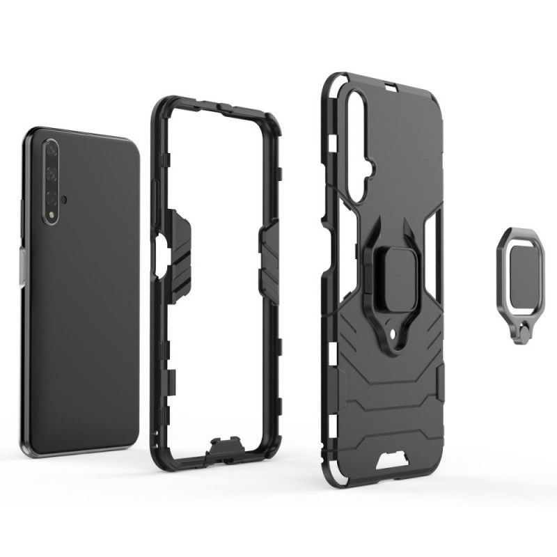 Skal Honor 20 Svart Mobilskal Resistent Ring