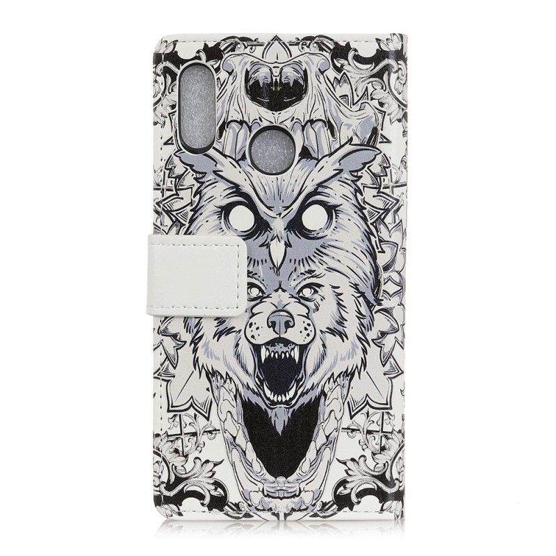 Läderfodral Honor 10 Lite Mobilskal Grymma Djur