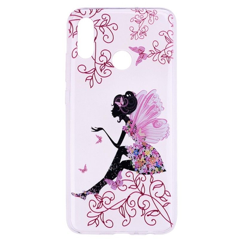 Skal Honor 10 Lite Mobilskal Blomma Älva