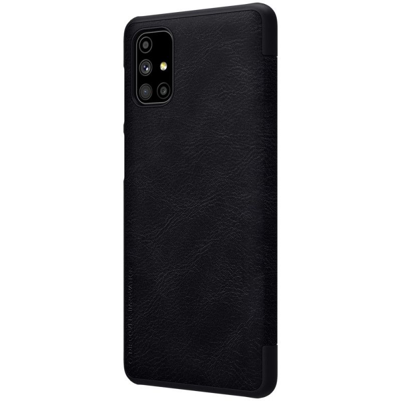 Folio-fodral Samsung Galaxy M51 Svart Nillkin Qin-Serien