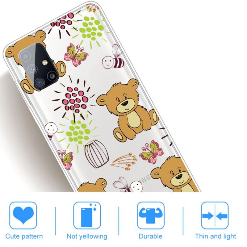 Skal Samsung Galaxy M51 Övre Nallebjörnar