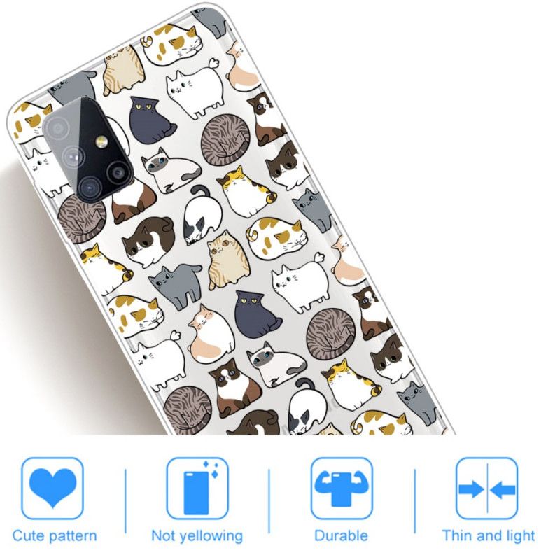 Skal Samsung Galaxy M51 Toppkatter