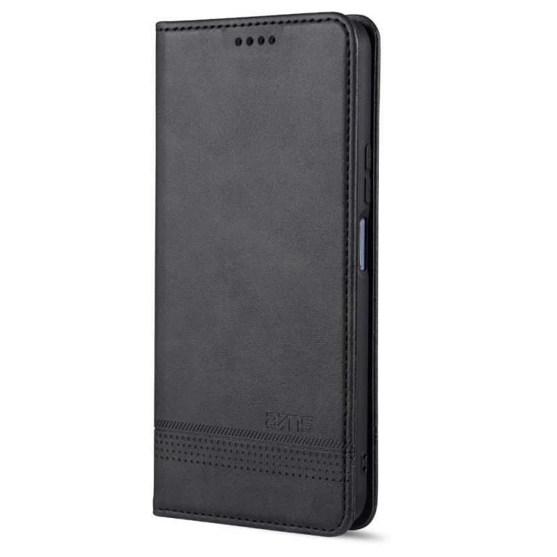 Folio-fodral Huawei P40 Lite 5G Svart Aznsläderstil